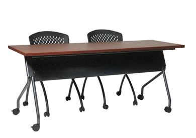 Picture of Pack of (3), 6' Mobile Nesting Table with Nesting Chairs