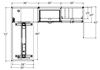 Picture of 6' Modular Non-Powered L Shape Workstation, Powered Height Base