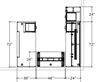 Picture of 72" Powered Height U Desk Station, Combo Wardrobe, Meeting Table